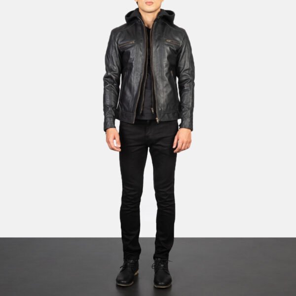 Biker Jacket with Hood for Male Bikers - Stylish and Functional Riding Attire