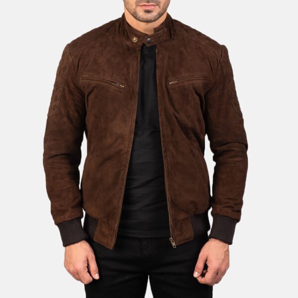 Suede Bomber Jacket - Image 3