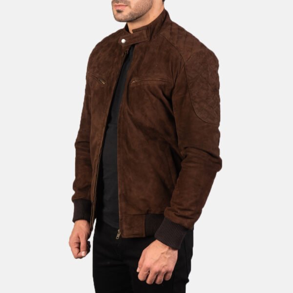 Suede Bomber Jacket - Image 2