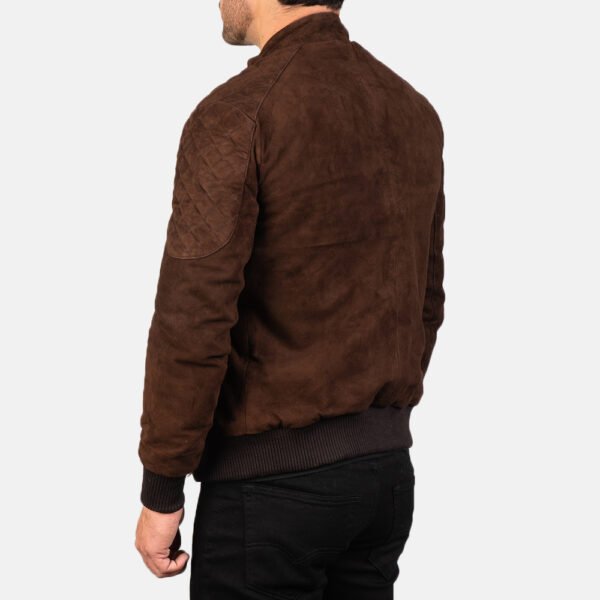 Suede Bomber Jacket - Image 5