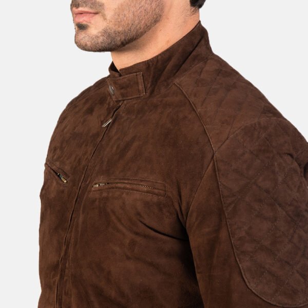 Suede Bomber Jacket - Image 6