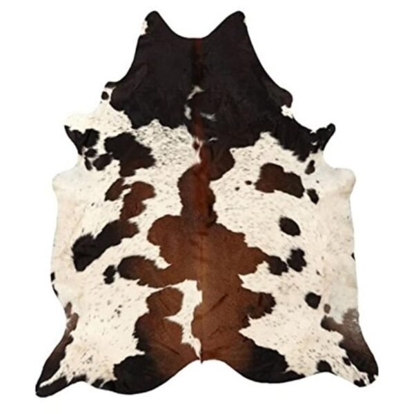 Genuine Cowhide Rug Real Tricolor Cow hide Area Rug Cow Skin Carpet Floor Rug Large Brazilian Brindle Tricolor Cowhide Rugs - Image 6