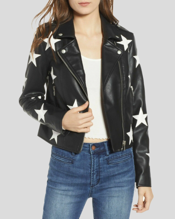 Women's Star-Embellished Jacket - Stylish and Unique Outerwear