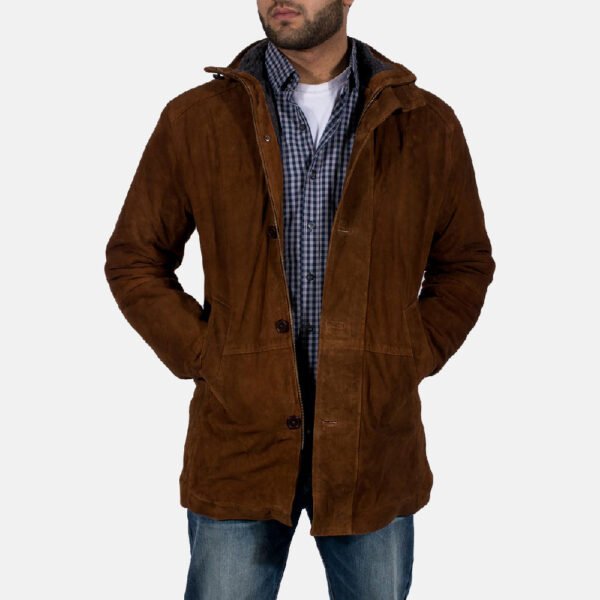 Brown Suede Jacket for Men - Stylish and Sophisticated Outerwear