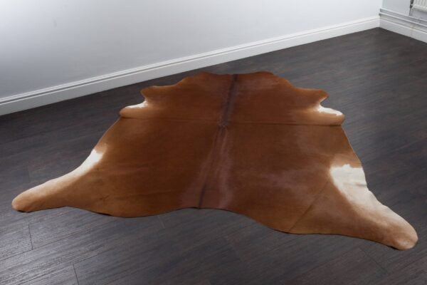 Luxury Solid Brown Cow Skin Cowhide Rug Large Cow Hide Rugs