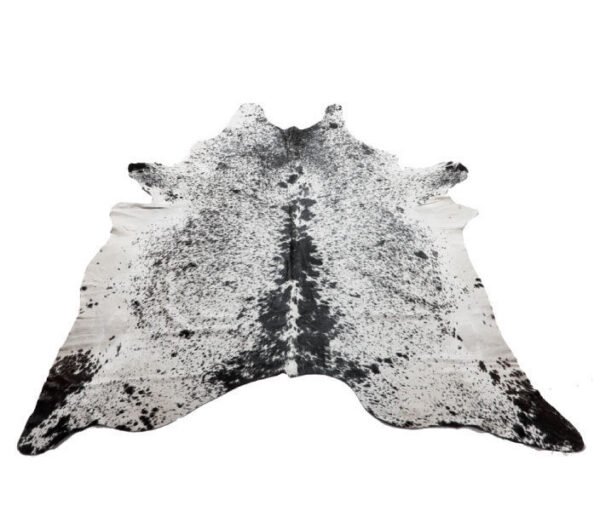 Light Salt & Pepper Natural Cowhide Rug